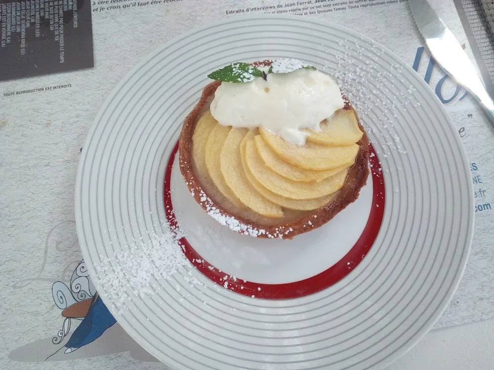 Tarte Pomme Rubarbe Mousse Légère de Mascarpone